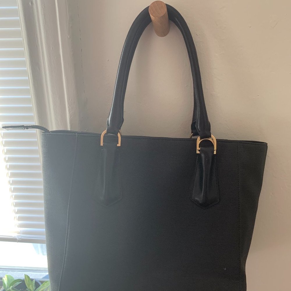 Dagne Dover Signature Tote in Onyx (Mini)